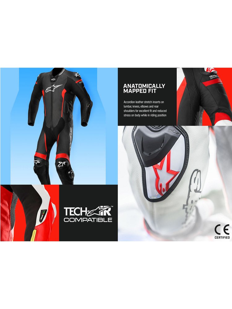 Eng Pl Motorcycle One Piece Suit Alpinestars Missile Tech Air 2 Excel Moto