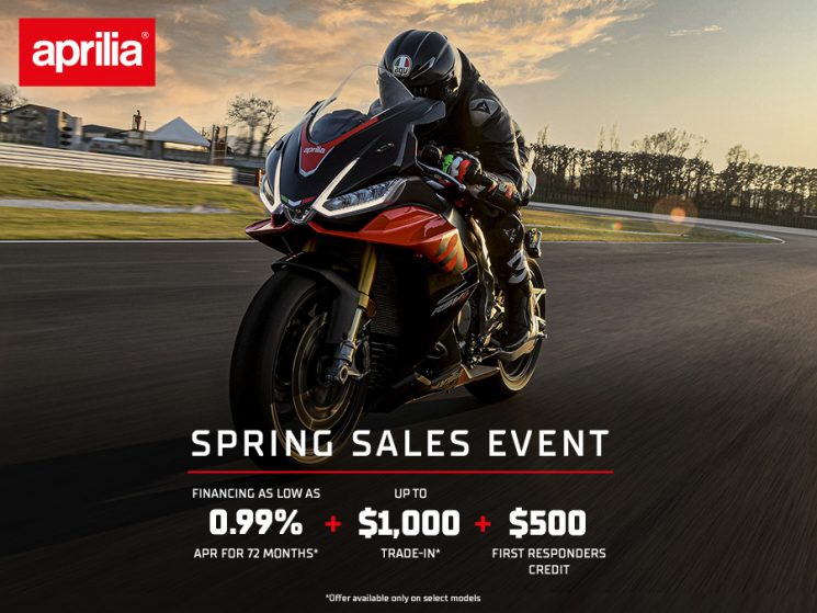 Aprilia Spring Sales Event