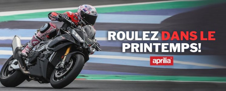 Aprilia – Roulez dans le printemps!