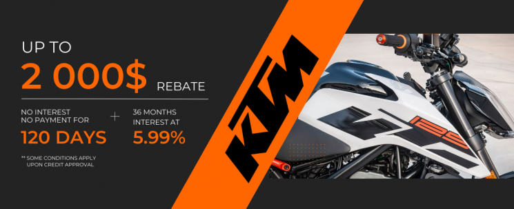 KTM – Save up to $2000!
