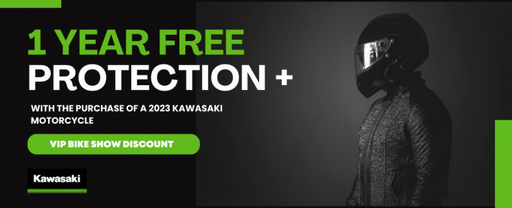 Kawasaki – 1 free year of extended warranty